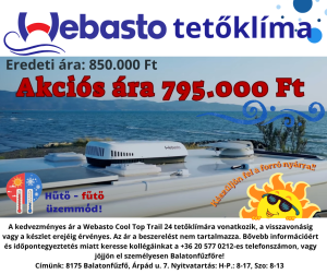 Webasto tetőklíma